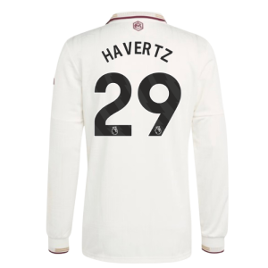 2025-2026 Arsenal Authentic Long Sleeve Third Shirt (Havertz 29)