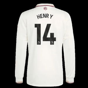 2025-2026 Arsenal Authentic Long Sleeve Third Shirt (Henry 14)