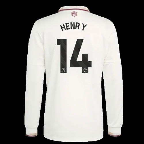 2025-2026 Arsenal Authentic Long Sleeve Third Shirt (Henry 14)