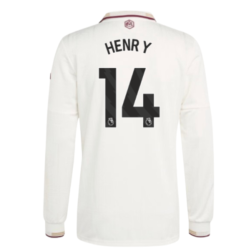 2025-2026 Arsenal Authentic Long Sleeve Third Shirt (Henry 14)