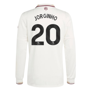 2025-2026 Arsenal Authentic Long Sleeve Third Shirt (Jorginho 20)