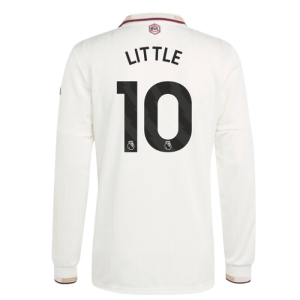 2025-2026 Arsenal Authentic Long Sleeve Third Shirt (Little 10)