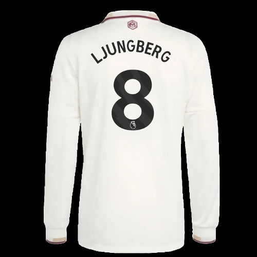 2025-2026 Arsenal Authentic Long Sleeve Third Shirt (Ljungberg 8)