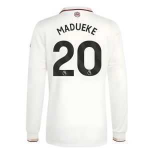 2025-2026 Arsenal Authentic Long Sleeve Third Shirt (Madueke 20)