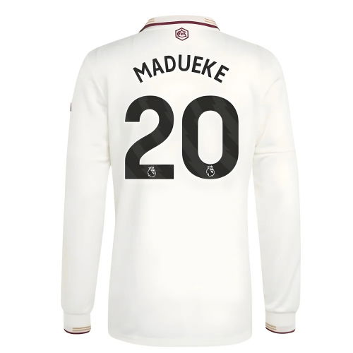 2025-2026 Arsenal Authentic Long Sleeve Third Shirt (Madueke 20)