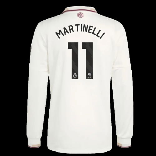 2025-2026 Arsenal Authentic Long Sleeve Third Shirt (Martinelli 11)
