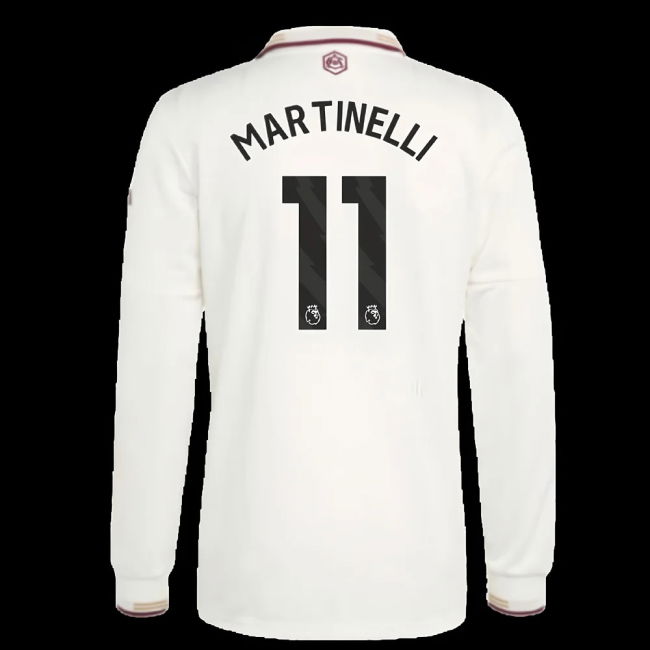 2025-2026 Arsenal Authentic Long Sleeve Third Shirt (Martinelli 11)