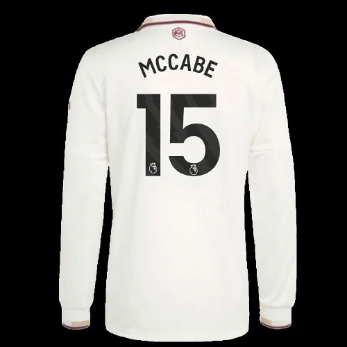 2025-2026 Arsenal Authentic Long Sleeve Third Shirt (McCabe 15)