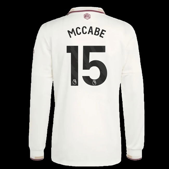 2025-2026 Arsenal Authentic Long Sleeve Third Shirt (McCabe 15)