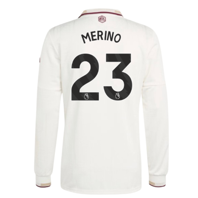 2025-2026 Arsenal Authentic Long Sleeve Third Shirt (Merino 23)