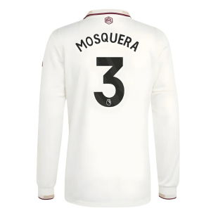 2025-2026 Arsenal Authentic Long Sleeve Third Shirt (Mosquera 3)