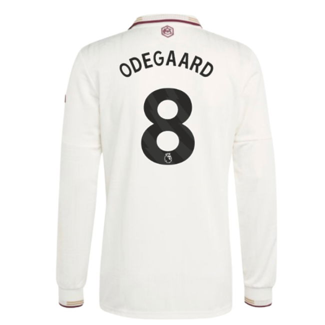 2025-2026 Arsenal Authentic Long Sleeve Third Shirt (Odegaard 8)