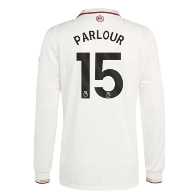 2025-2026 Arsenal Authentic Long Sleeve Third Shirt (Parlour 15)