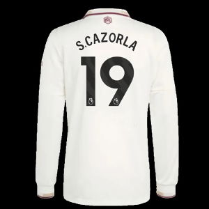 2025-2026 Arsenal Authentic Long Sleeve Third Shirt (S.Cazorla 19)