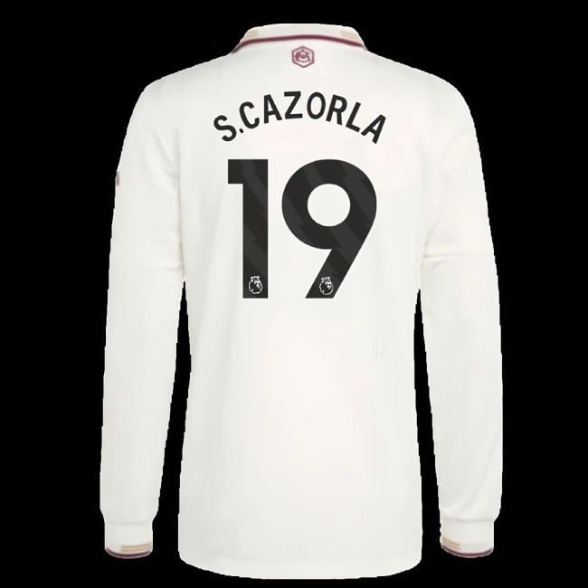 2025-2026 Arsenal Authentic Long Sleeve Third Shirt (S.Cazorla 19)