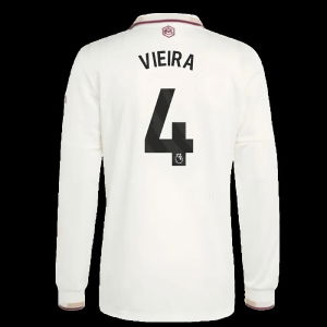 2025-2026 Arsenal Authentic Long Sleeve Third Shirt (Vieira 4)