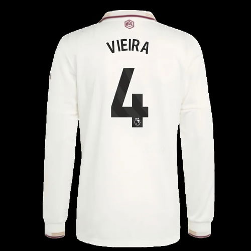 2025-2026 Arsenal Authentic Long Sleeve Third Shirt (Vieira 4)