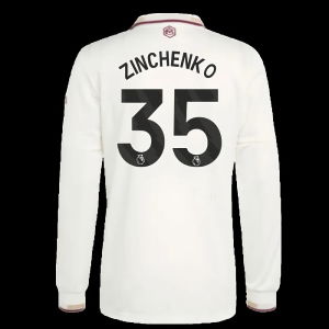 2025-2026 Arsenal Authentic Long Sleeve Third Shirt (Zinchenko 35)