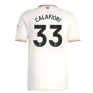 2025-2026 Arsenal Authentic Third Shirt (Calafiori 33)