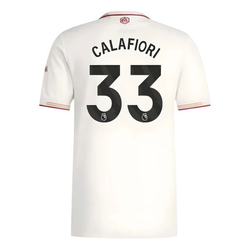 2025-2026 Arsenal Authentic Third Shirt (Calafiori 33)