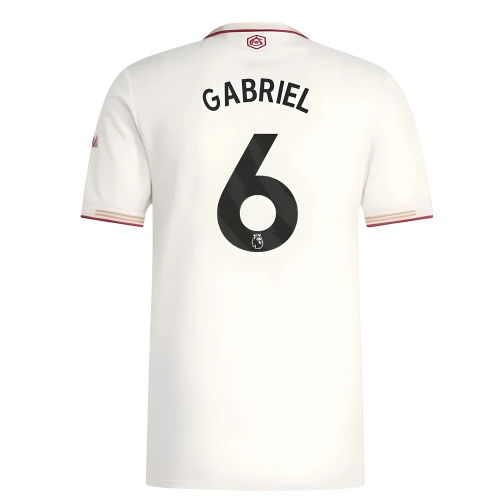 2025-2026 Arsenal Authentic Third Shirt (Gabriel 6)