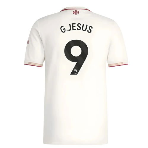 2025-2026 Arsenal Authentic Third Shirt (G.Jesus 9)