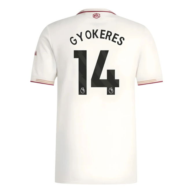2025-2026 Arsenal Authentic Third Shirt (Gyokeres 14)