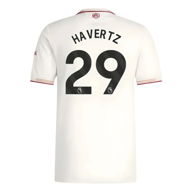 2025-2026 Arsenal Authentic Third Shirt (Havertz 29)