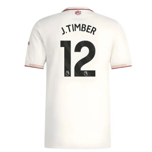 2025-2026 Arsenal Authentic Third Shirt (J.Timber 12)