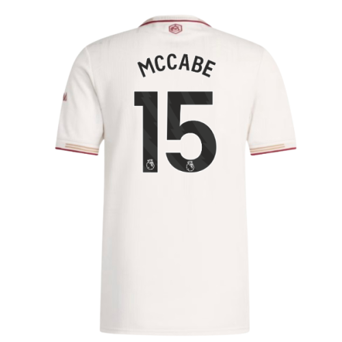 2025-2026 Arsenal Authentic Third Shirt (McCabe 15)