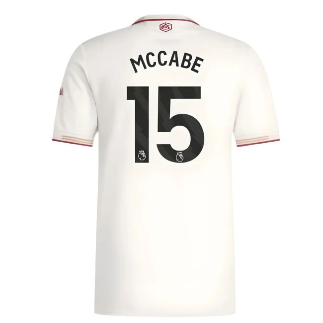 2025-2026 Arsenal Authentic Third Shirt (McCabe 15)