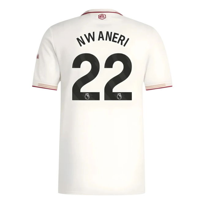 2025-2026 Arsenal Authentic Third Shirt (Nwaneri 22)