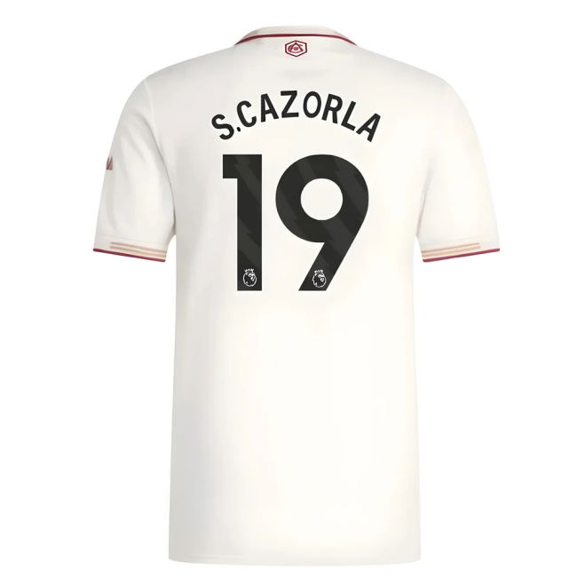 2025-2026 Arsenal Authentic Third Shirt (S.Cazorla 19)