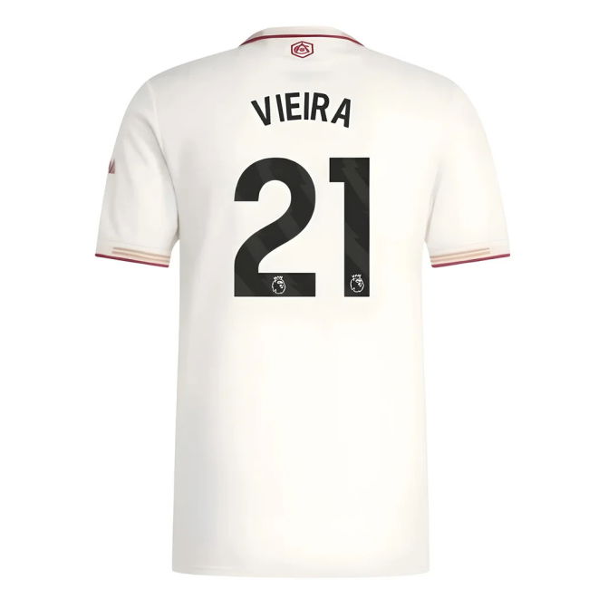 2025-2026 Arsenal Authentic Third Shirt (Vieira 21)