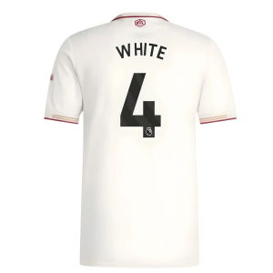 2025-2026 Arsenal Authentic Third Shirt (White 4)
