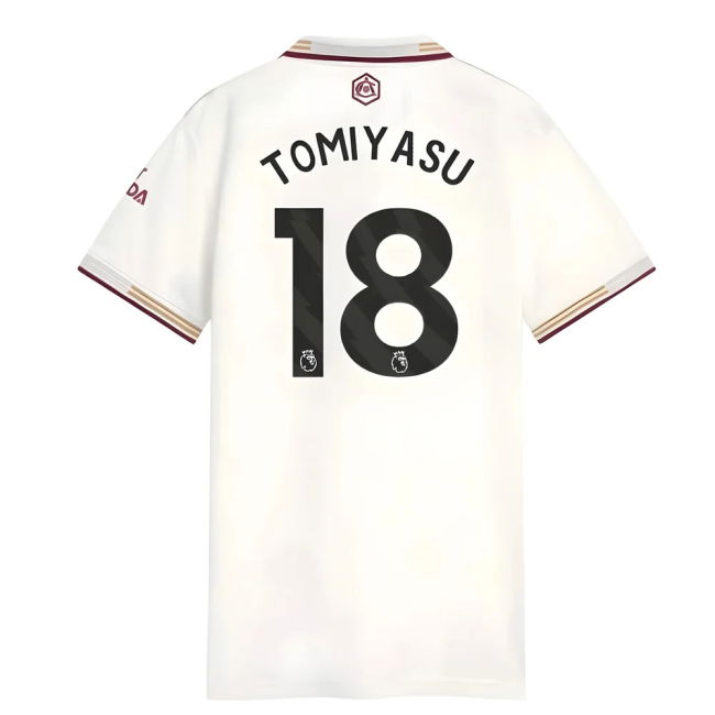 2025-2026 Arsenal Authentic Third Shirt (Womens) (Tomiyasu 18)