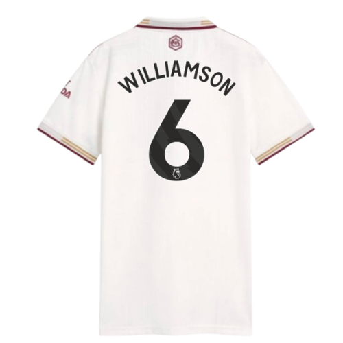 2025-2026 Arsenal Authentic Third Shirt (Womens) (Williamson 6)