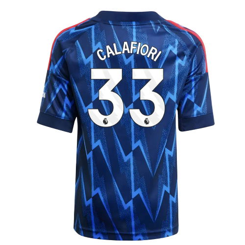 2025-2026 Arsenal Away Mini Kit (Calafiori 33)