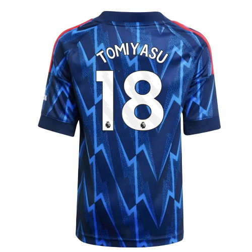 2025-2026 Arsenal Away Mini Kit (Tomiyasu 18)