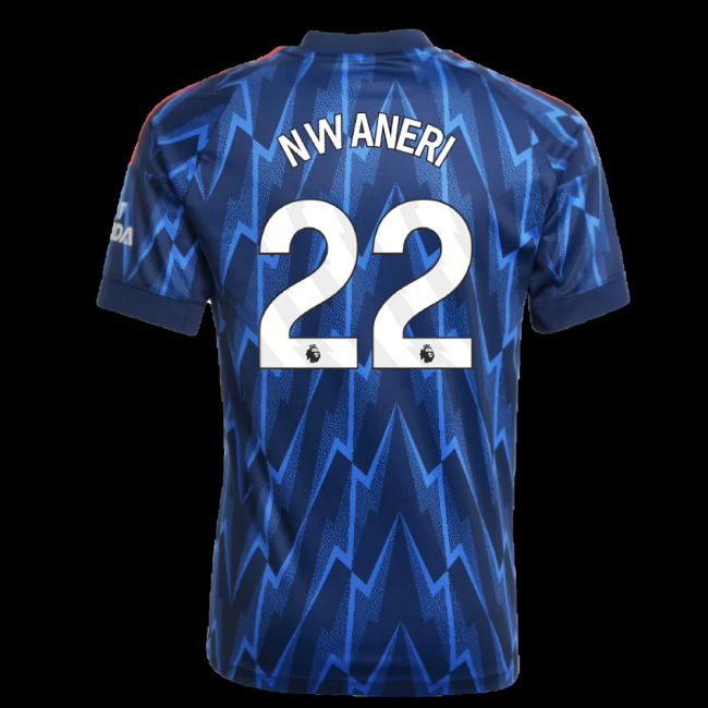 2025-2026 Arsenal Away Shirt (Kids) (Nwaneri 22)