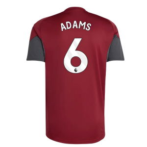 2025-2026 Arsenal EU Training Jersey (Burgundy) (Adams 6)