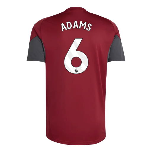 2025-2026 Arsenal EU Training Jersey (Burgundy) (Adams 6)