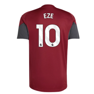 2025-2026 Arsenal EU Training Jersey (Burgundy) (Eze 10)