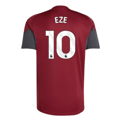 2025-2026 Arsenal EU Training Jersey (Burgundy) (Eze 10)