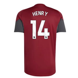 2025-2026 Arsenal EU Training Jersey (Burgundy) (Henry 14)