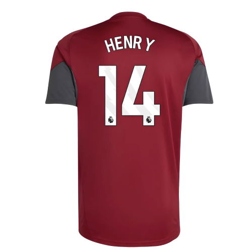 2025-2026 Arsenal EU Training Jersey (Burgundy) (Henry 14)