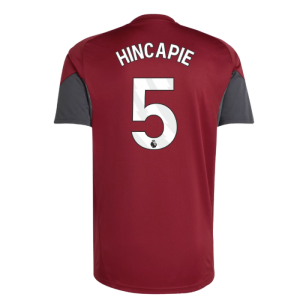 2025-2026 Arsenal EU Training Jersey (Burgundy) (Hincapie 5)