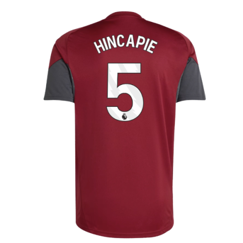 2025-2026 Arsenal EU Training Jersey (Burgundy) (Hincapie 5)