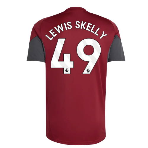 2025-2026 Arsenal EU Training Jersey (Burgundy) (Lewis Skelly 49)