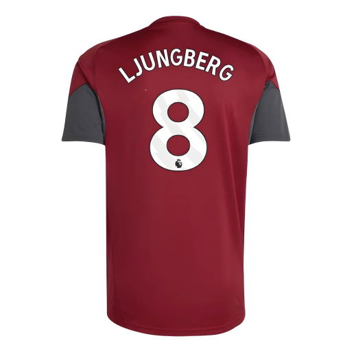 2025-2026 Arsenal EU Training Jersey (Burgundy) (Ljungberg 8)